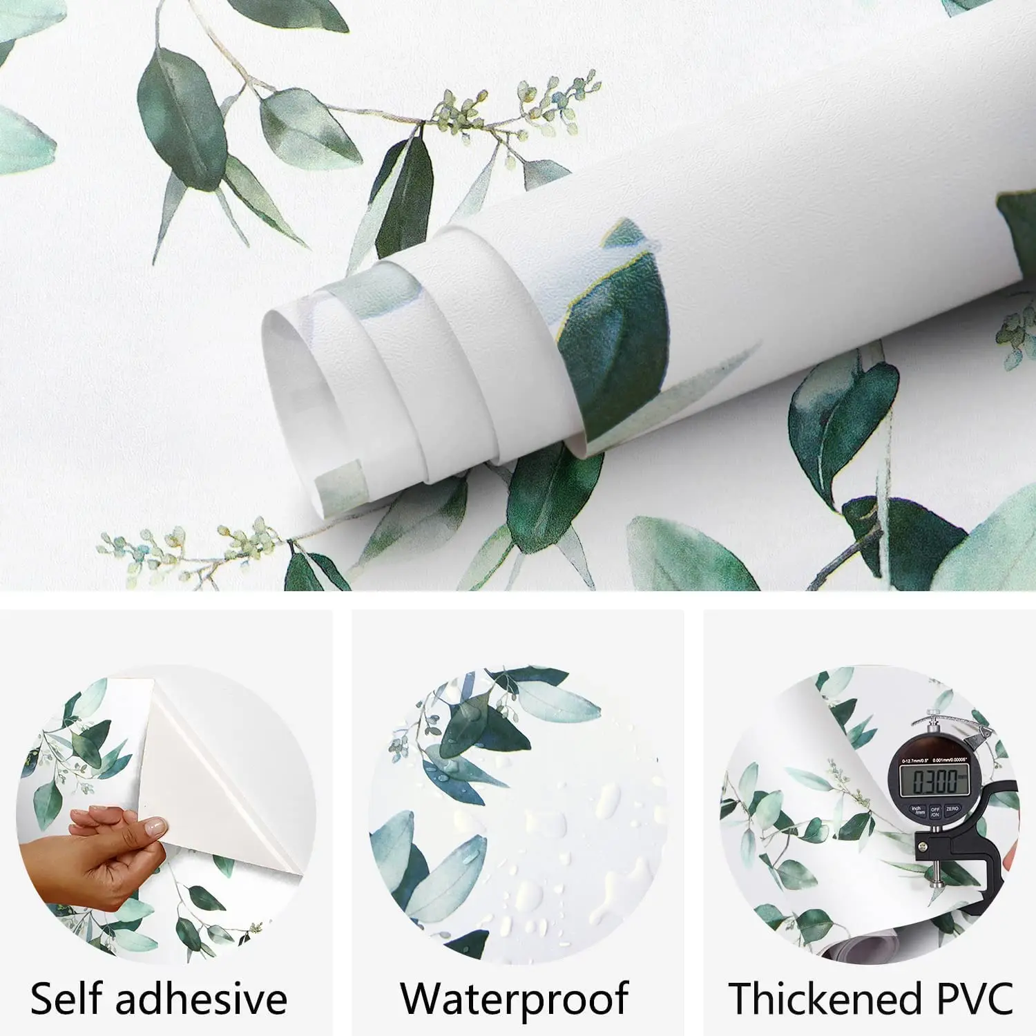 kf-S3950fda7c41d44ae8adbec40b4e1f3a9J-Vinyl-Green-Leaf-Peel-and-Stick-Wallpaper-Self-Adhesive-Contact-Paper-Removable-Waterproof-Wallpaper-For-Furniture